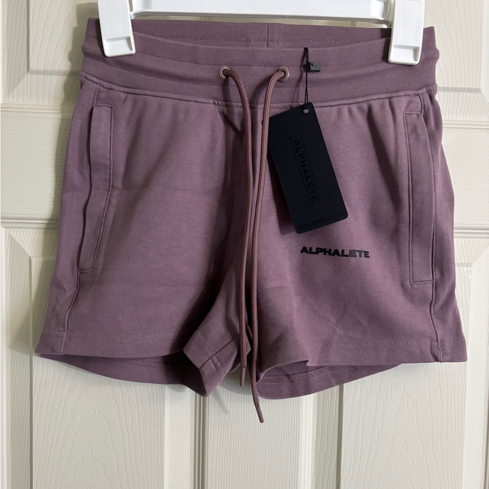 Alphalete Women's Dusty Pink Athletic Gym Active Running Soft Work Out Shorts